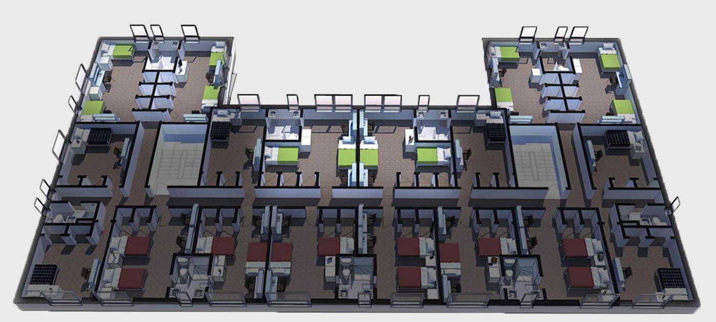 Deluxe Double Floorplan