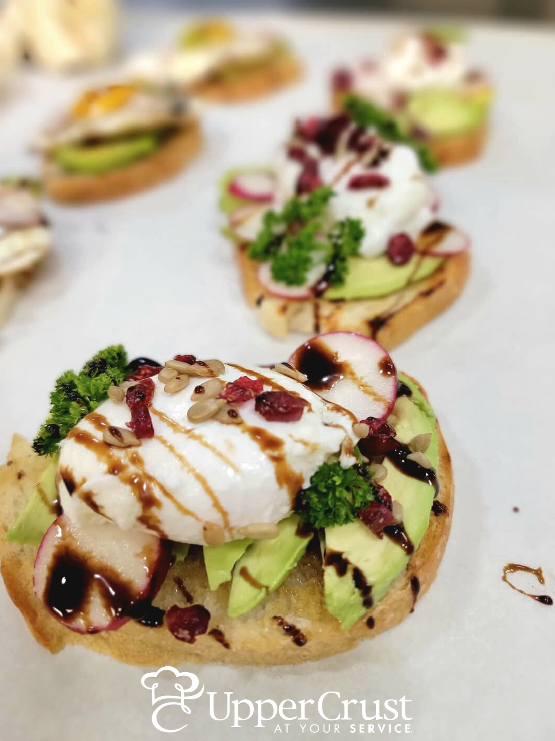 Avocado Toast with Egg and Balsamic Drizzle